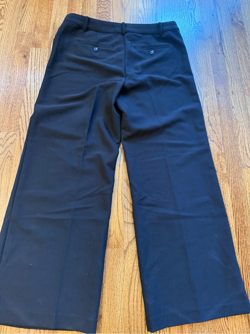 LOFT Ladies’ Classic Wide-Leg Black Dress Pants size 12, 29” inseam - Picture 6 of 6